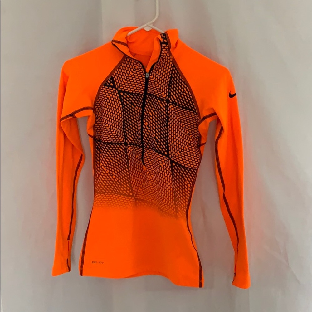 Nike Pro night orange pullover